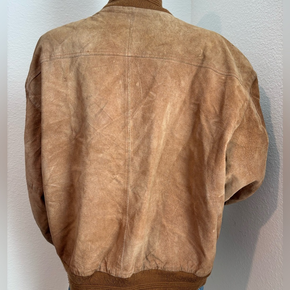 Leather Bomber Jacket - Picture 5 of 14